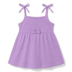 Babyhug 100% Cotton Single Jersey Knit Sleeveless Fit and Flare Frocks With Floral Print & Bow Applique Pack of 2 - Multicolor