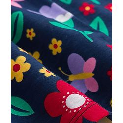 Babyhug Single Jersey Knit Sleeveless Frocks with Floral Print & Bow Applique Pack of 2 - Multicolor