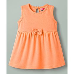 Babyhug Cotton Knit One Piece Dresses/Frocks Sleeveless Pack Of 2 Multi Color New Born