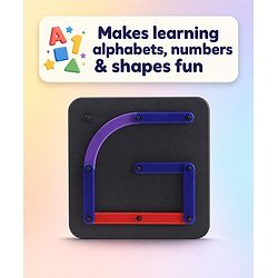 Babyhug Alpha Numeric Puzzle for Kids| Montessori Inspired Alphabet & Number Educational Toy| Enhances Cognitive Skills| Fine Motor Skills & Hand-Eye Coordination|Preschool Learning Toy| BIS Certified