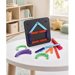 Babyhug Alpha Numeric Puzzle for Kids| Montessori Inspired Alphabet & Number Educational Toy| Enhances Cognitive Skills| Fine Motor Skills & Hand-Eye Coordination|Preschool Learning Toy| BIS Certified