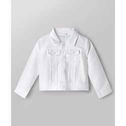 Babyhug Cotton Woven Striped Dress with Full Sleeves Jacket - Multicolor