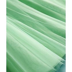 Babyhug Cotton Woven Sleeveless A Line Frock with Lace Detailing - Sea Green