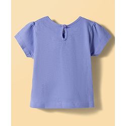 Babyhug 100% Cotton Knit Half Sleeves T-Shirts with Floral & Hearts Graphics Pack of 5 - Multicolor