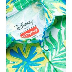 Babyhug Disney Single Jersey Knit Half Sleeves Shirt & Shorts Co-ord Set With T-Shirt & Mickey Mouse & Family Graphics - Multicolor