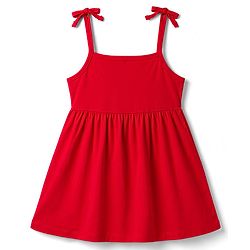 Babyhug Single Jersey Knit Sleeveless Frocks with Heart Print & Bow Applique Pack of 2 - Multicolor