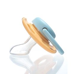Babyhug Seahorse Print Orthodontic Pacifier Pack of 2| 3+ Months| Protective Hygienic Cap| Breathable Airflow Vents | Orthodontic Silicone Teat | Food-Grade Silicone | BPA Free | Baby Safe