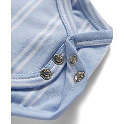 Babyhug 100% Cotton Interlock Knit Half Sleeves Onesie With Leggings & Cap & Lion Print With Applique - Multicolor