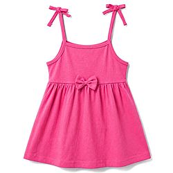 Babyhug 100% Cotton Knit Sleeveless Floral & Butterfly Printed Frocks With Bow Applique Pack Of 2 - Multicolor