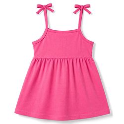 Babyhug 100% Cotton Knit Sleeveless Floral & Butterfly Printed Frocks With Bow Applique Pack Of 2 - Multicolor