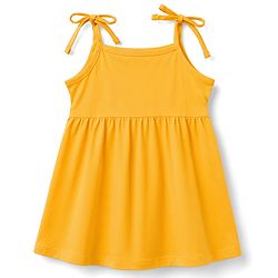 Babyhug Cotton Knit One Piece Dresses/Frocks with Shoulder Straps All Over Floral Prints Multi Color Newborn