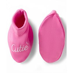 Babyhug 100% Cotton Interlock Knit Cap, Mittens & Booties Set With Cutie Print Pink - Diameter 10 cm