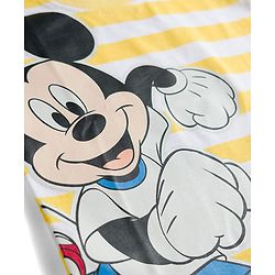 Babyhug Disney Single Jersey Knit Half Sleeves Oversized T-Shirt with Mickey Mouse Graphics - Multicolor