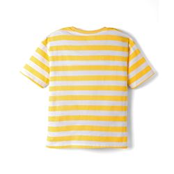 Babyhug Disney Single Jersey Knit Half Sleeves Oversized T-Shirt with Mickey Mouse Graphics - Multicolor