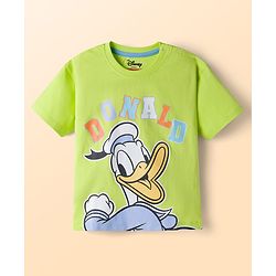 Babyhug Disney 100% Cotton Knit Half Sleeves Oversize T-Shirts With Mickey & Friends Graphic Pack of 2 - Multicolour