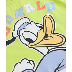 Babyhug Disney 100% Cotton Knit Half Sleeves Oversize T-Shirts With Mickey & Friends Graphic Pack of 2 - Multicolour