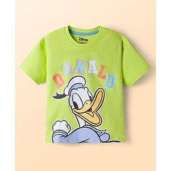 Babyhug Disney 100% Cotton Knit Half Sleeves Oversize T-Shirts With Mickey & Friends Graphic Pack of 2 - Multicolour