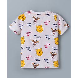 Babyhug Disney Single Jersey Knit Half Sleeves T-Shirts With Winnie & Friends Graphics Pack of 3 - Multicolor