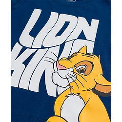 Babyhug Disney 100% Cotton Knit Half Sleeve T-Shirts With Simba & Friends Graphic Pack of 3 - Multicolour