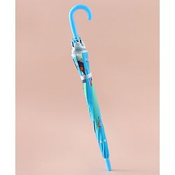 Babyhug Free Size Umbrella with Aeroplane Print - Blue