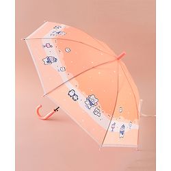 Babyhug Umbrella With Animal Print - Pink