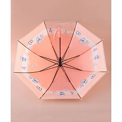 Babyhug Umbrella With Animal Print - Pink