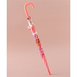 Babyhug Free Size Umbrella with Animal Print - Pink