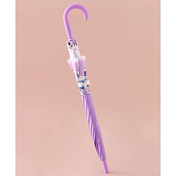 Babyhug Free Size Umbrella with Penguin Print - Purple