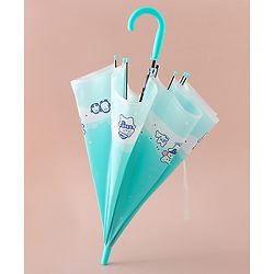 Babyhug Free Size Umbrella with Penguin Print - Light Blue