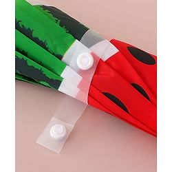 Babyhug Free Size Umbrella with Watermelon Print - Red