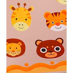 Babyhug Free Size Umbrella with Teddy Bear Print - Yellow