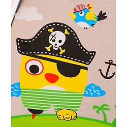 Babyhug Free Size Umbrella With Penguin Print - Green
