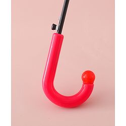 Babyhug Free Size Umbrella with Kitty Print - Fuchsia