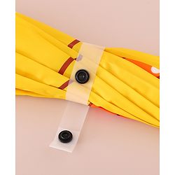 Babyhug Free Size Umbrella with Chick Print - Yellow