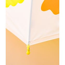 Babyhug Free Size Umbrella with Duck Print - Yellow
