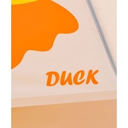Babyhug Free Size Umbrella with Duck Print - Yellow