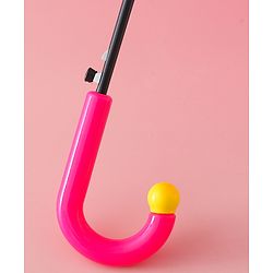 Babyhug Free Size Umbrella with Bunny Print - Fuchsia