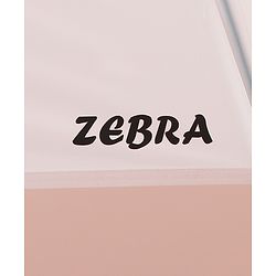 Babyhug Free Size Umbrella with Zebra Print - Back & White
