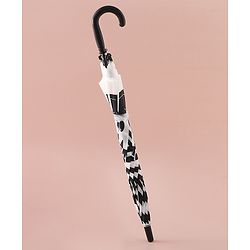 Babyhug Free Size Umbrella with Zebra Print - Back & White
