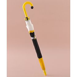 Babyhug Free Size Umbrella with Penguin Print - Black