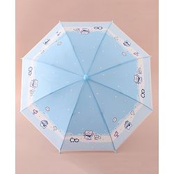 Babyhug Free Size Umbrella with Penguin Print - Blue