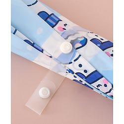 Babyhug Free Size Umbrella with Penguin Print - Blue