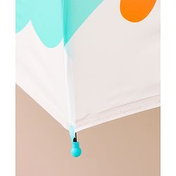 Babyhug Free Size Umbrella with Owl Print - Green & Orange