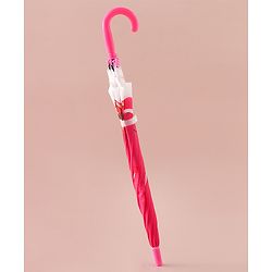 Babyhug Free Size Umbrella with Rabbit Print - Pink
