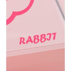 Babyhug Free Size Umbrella with Rabbit Print - Pink
