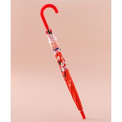 Babyhug Free Size Umbrella with Ladybug  Print - Orange