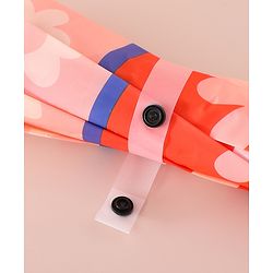 Babyhug Free Size Umbrella with Ladybug  Print - Orange