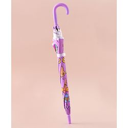 Babyhug Umbrella With Hamster Print -Purple