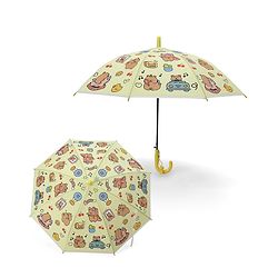 Babyhug Umbrella With Hamster Print -Purple