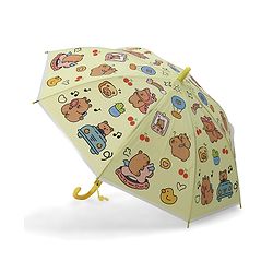 Babyhug Umbrella With Hamster Print -Purple